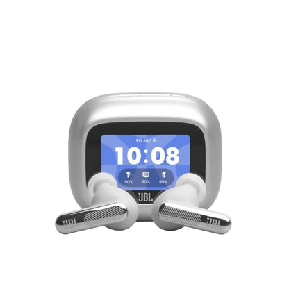 JBL Live Beam 4 Audífonos True Wireless Bluetooth 6.0 ANC 48 Horas Plata