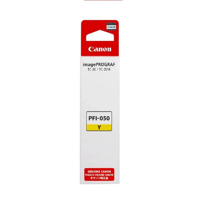 Cartucho de Tinta Canon PFI-050 Amarillo Original 70ml Pigmentada para imagePROGRAF TC-20 TC-20M