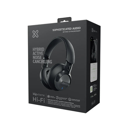 Audífonos Klip Xtreme KNH-750GR Bluetooth 5.1 ANC Gris 44 Horas