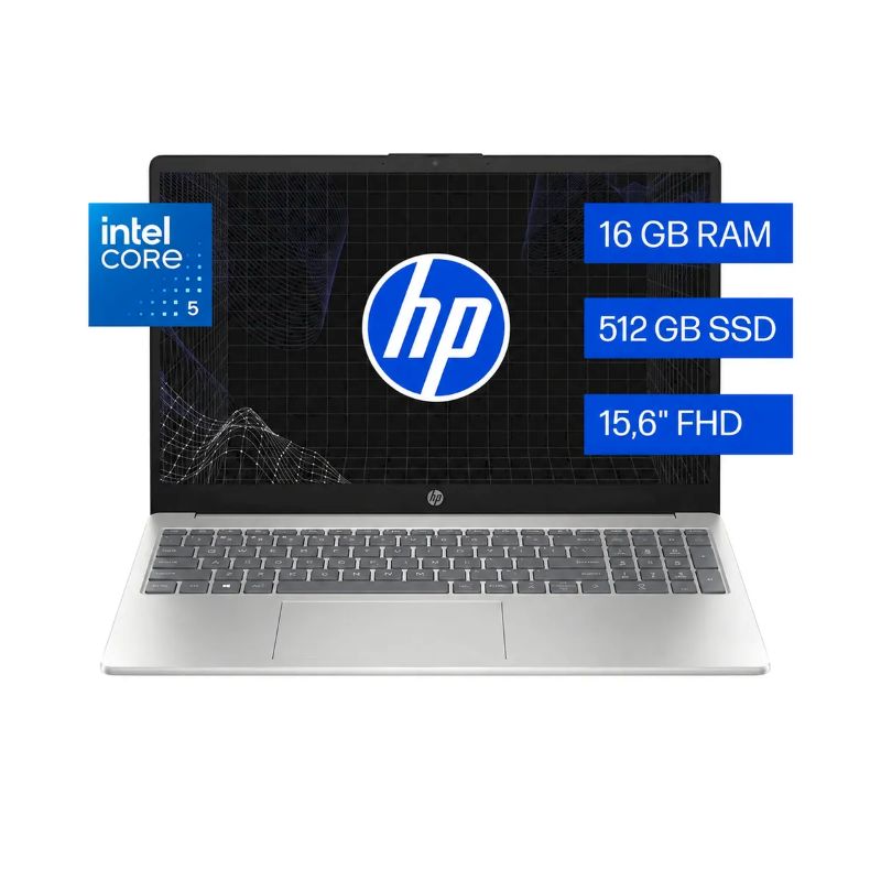 Laptop HP 200 G2i 16" Core 5 120U 16GB RAM 512GB SSD FreeDOS