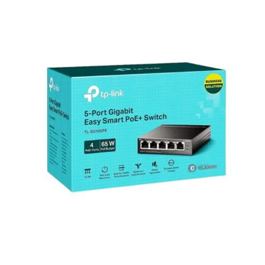Switch TP-Link TL-SG105PE 5 Puertos Gigabit PoE+ Smart Gestionado