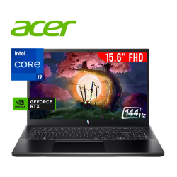 LAPTOP GAMER ACER NITRO V 15 ANV15-51-93PU I9-13900H 16GB 512GB SSD T. VIDEO RTX 4060 8GB 15.6 FHD 144HZ WINDOWS 11