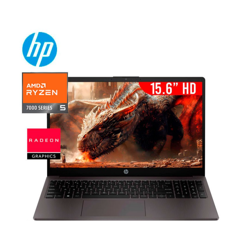 LAPTOP HP 255 G10 RYZEN 5-7520U 8GB 512GB SSD 15.6" HD FREEDOS